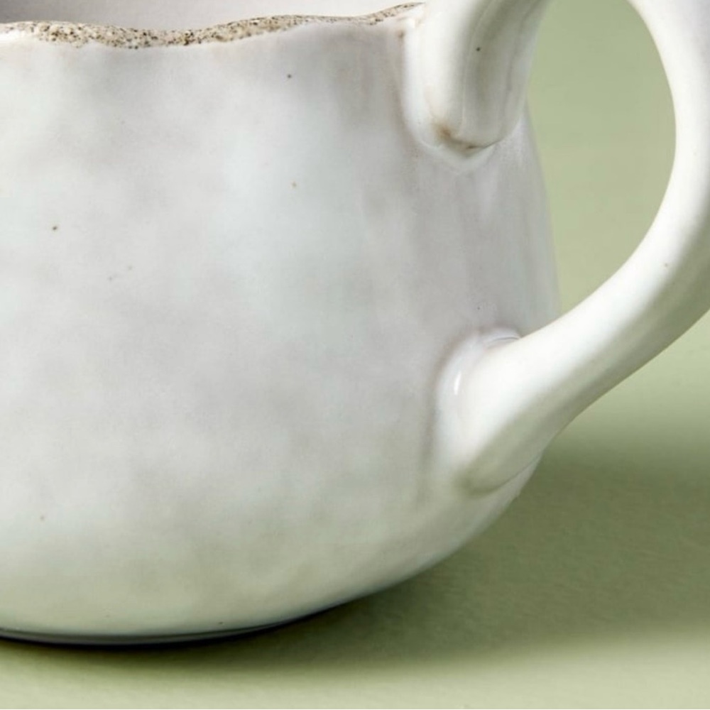 13.5oz Stoneware Christmas Tree Holiday Mug Sour Cream - Hearth & Hand - Picture 2 of 3